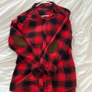 Buffalo plaid oversized flannel